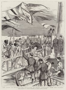 The Crisis in Bulgaria, the Departure of Prince Alexander from Lom Palanka by Maksymiljan Antoni Piotrowski